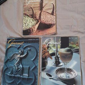 Lot of 3 Gourmet magazines June 1982 December 1983 April 1985   T